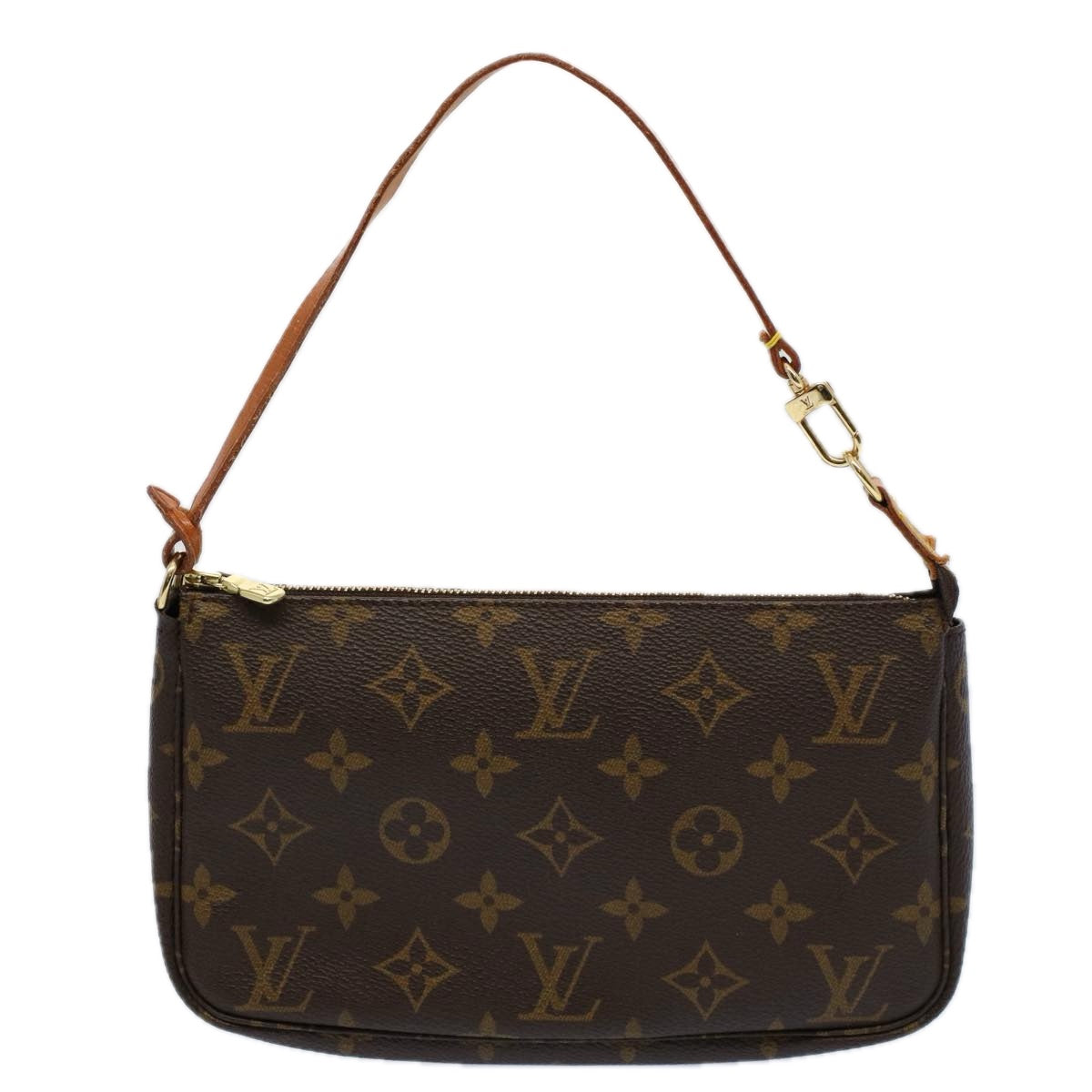 LOUIS VUITTON Monogram Pochette Accessoires Pouch M51980 LV Auth yk9212