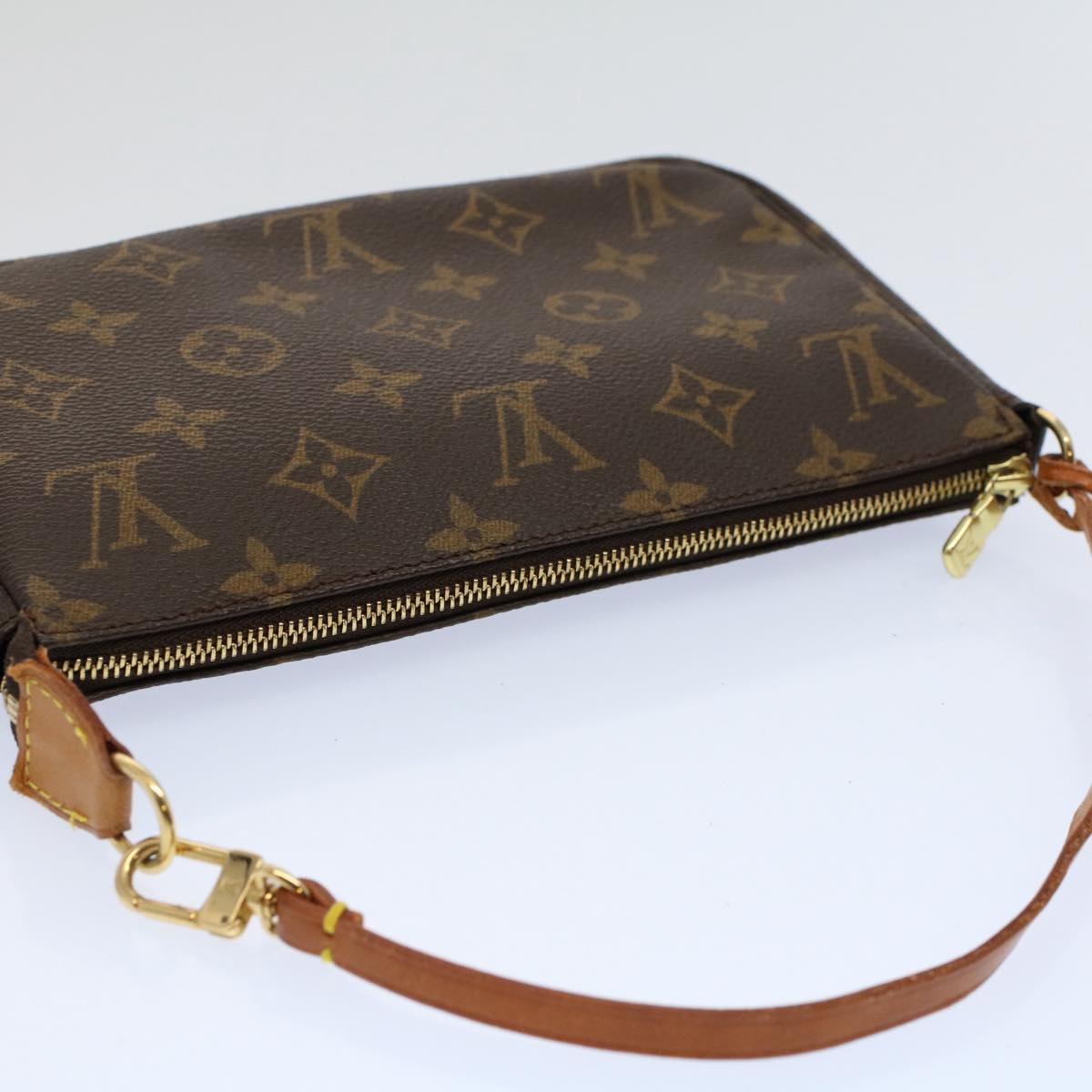 LOUIS VUITTON Monogram Pochette Accessoires Pouch M51980 LV Auth yk9212