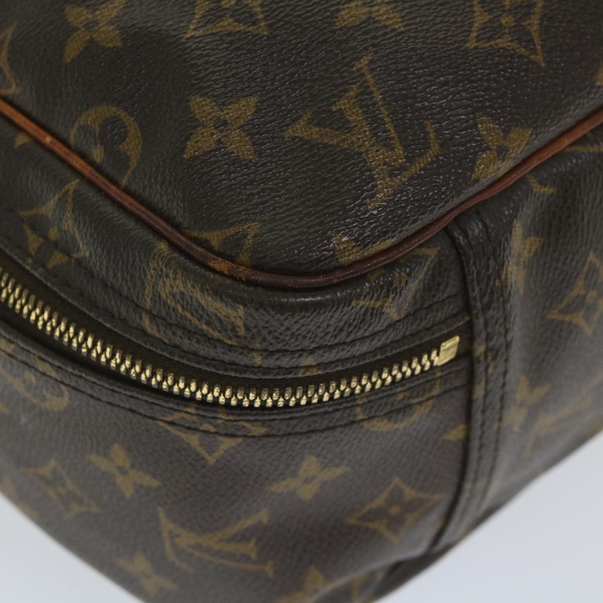 LOUIS VUITTON Monogram Excursion Hand Bag M41450 LV Auth yk9227