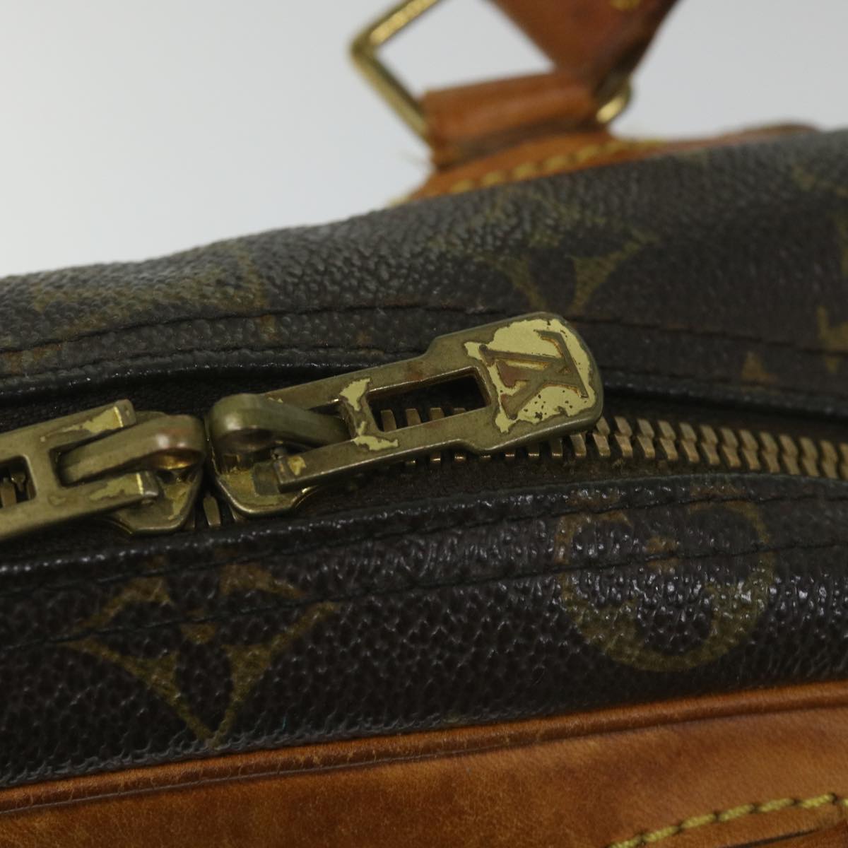 LOUIS VUITTON Monogram Excursion Hand Bag M41450 LV Auth yk9227