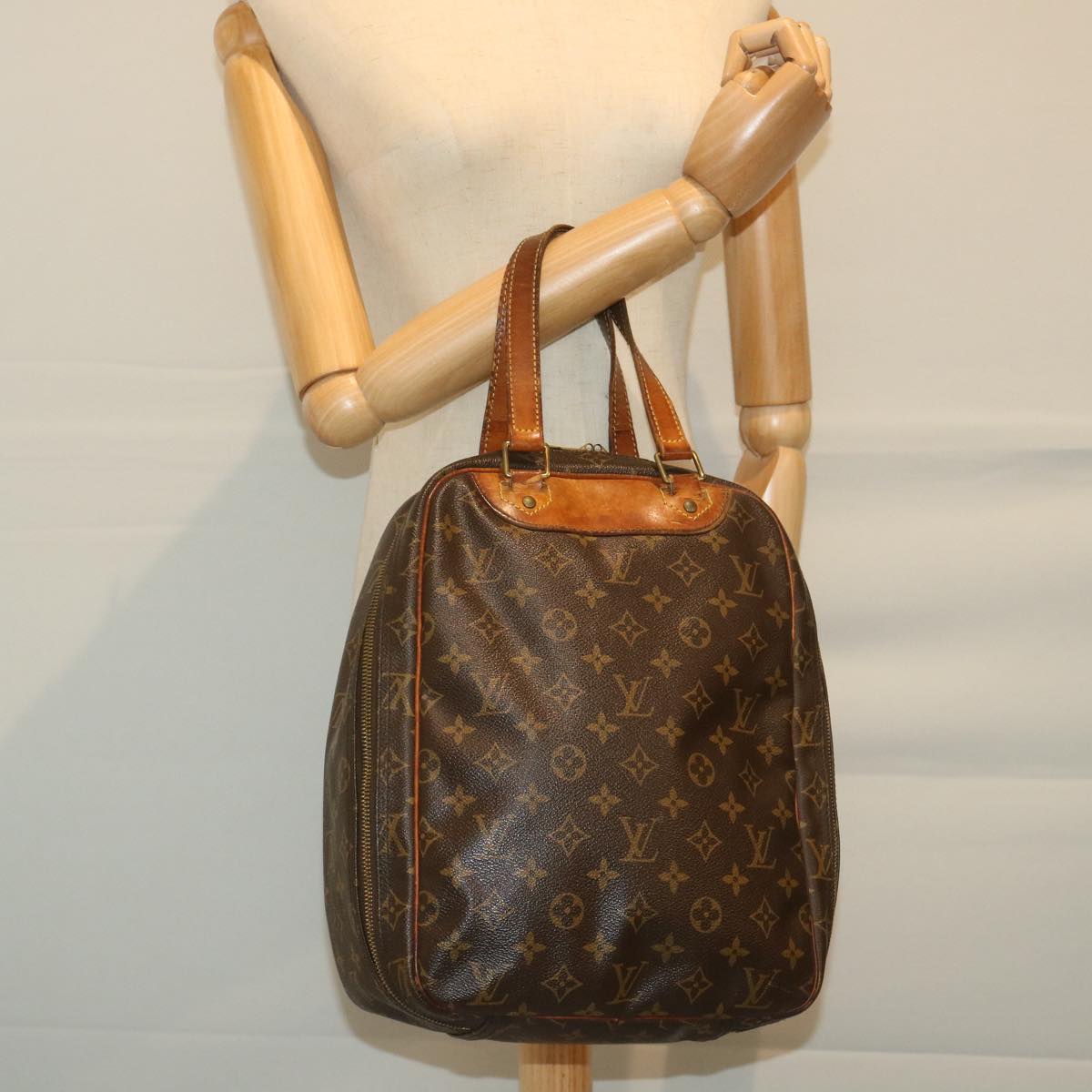 LOUIS VUITTON Monogram Excursion Hand Bag M41450 LV Auth yk9227