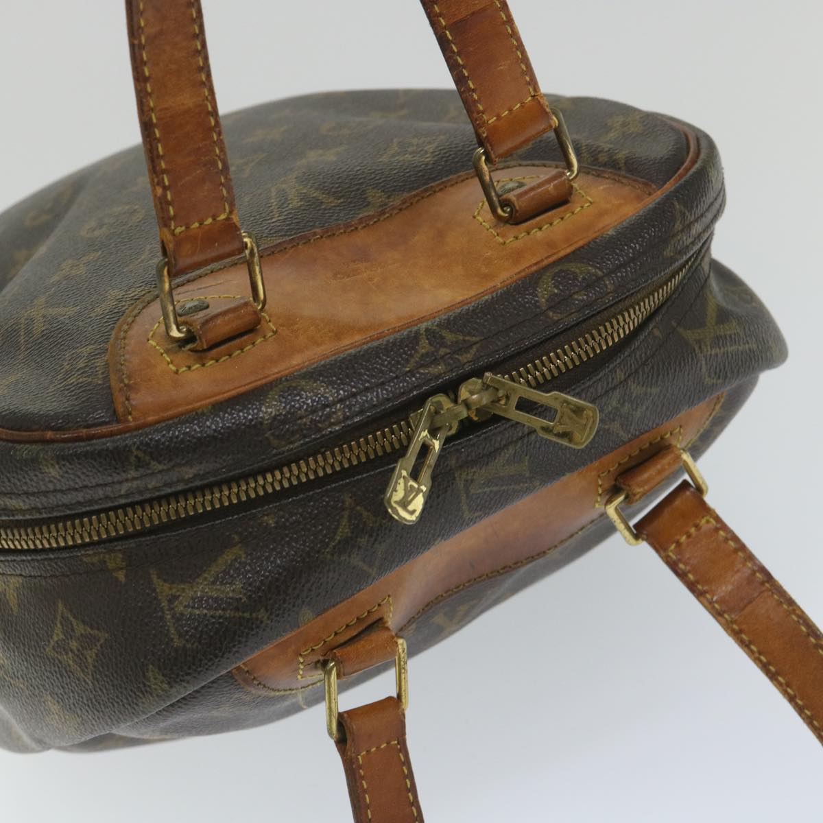 LOUIS VUITTON Monogram Excursion Hand Bag M41450 LV Auth yk9227