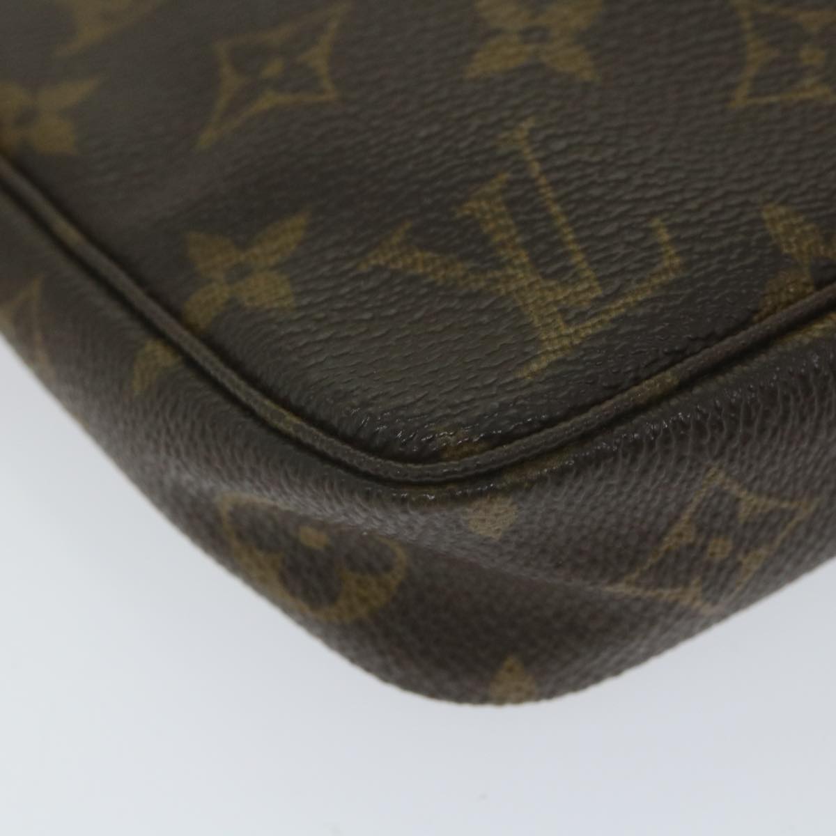 LOUIS VUITTON Monogram Pochette Accessoires Pouch M51980 LV Auth yk9243