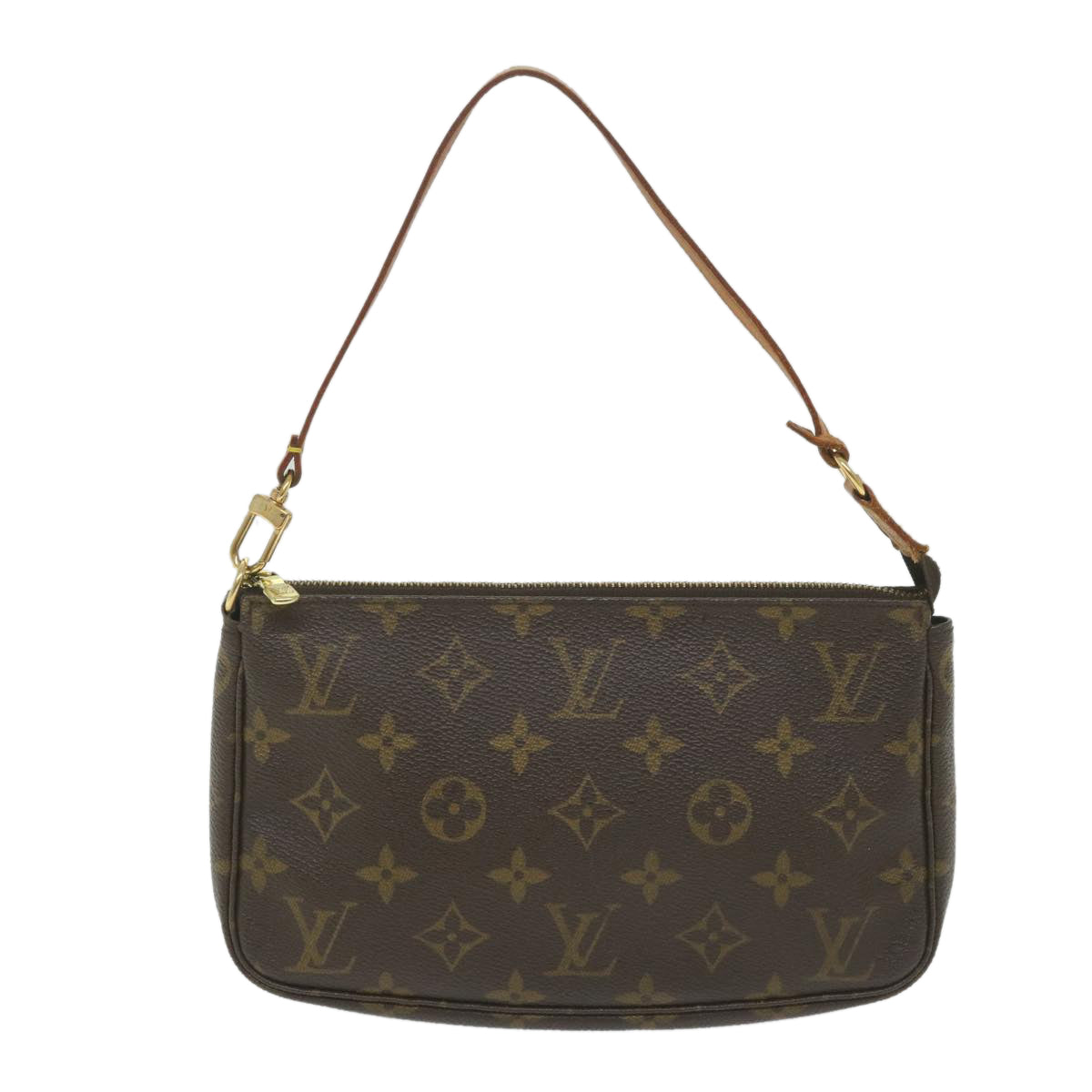 LOUIS VUITTON Monogram Pochette Accessoires Pouch M51980 LV Auth yk9243