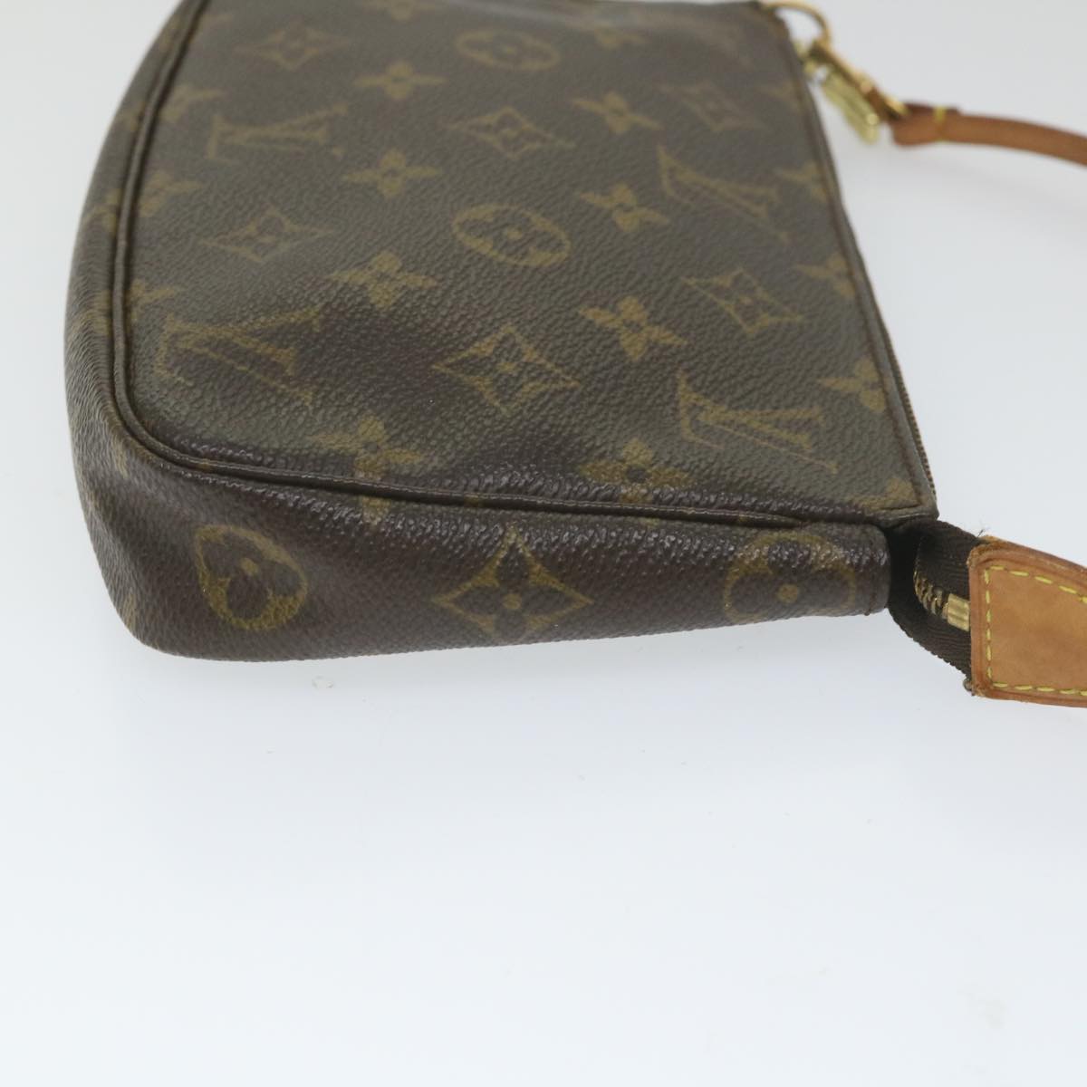 LOUIS VUITTON Monogram Pochette Accessoires Pouch M51980 LV Auth yk9243