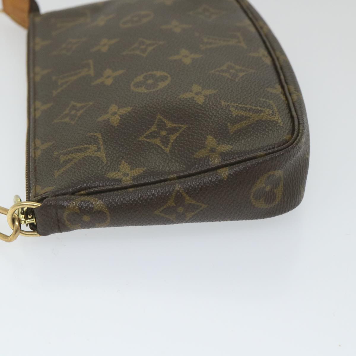 LOUIS VUITTON Monogram Pochette Accessoires Pouch M51980 LV Auth yk9243