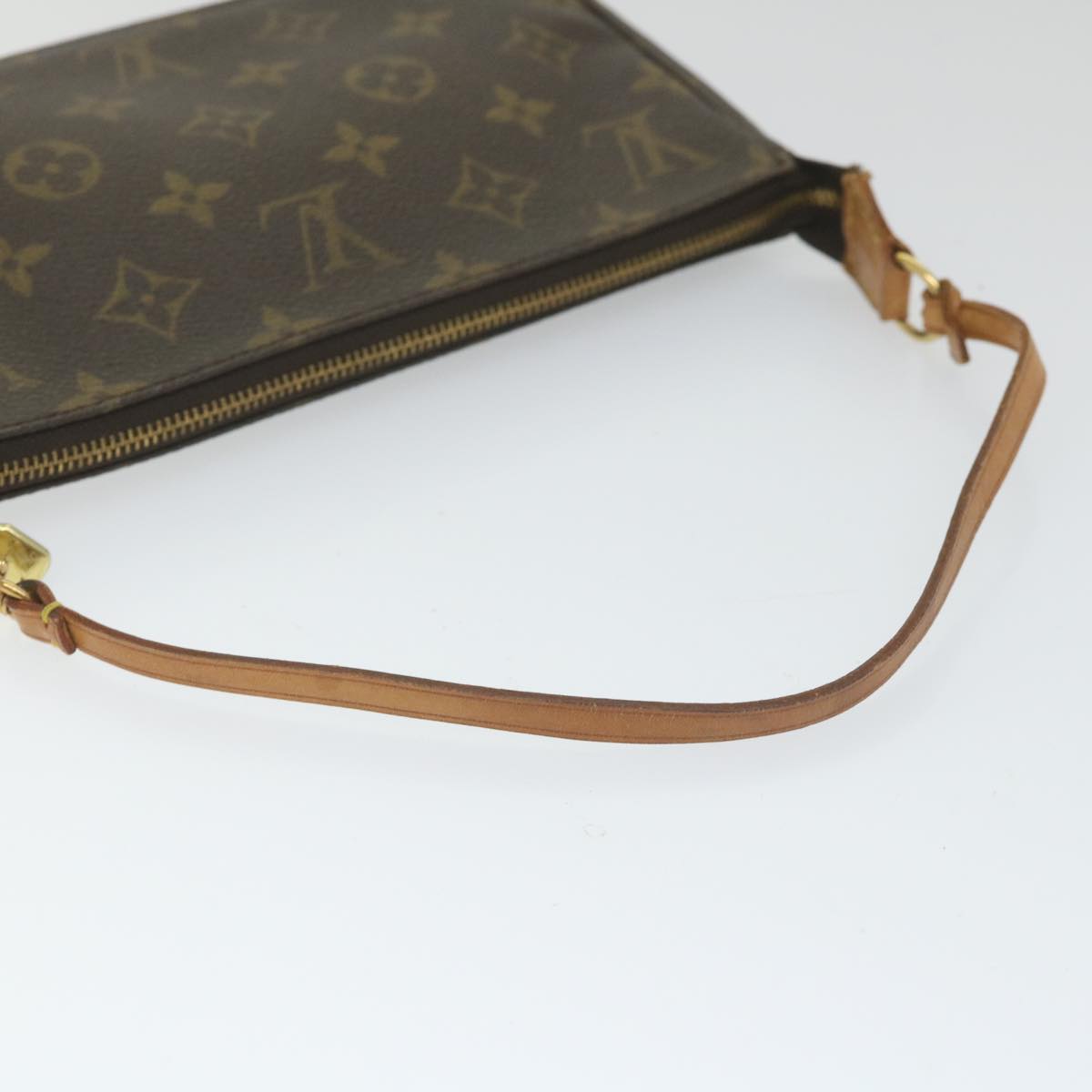 LOUIS VUITTON Monogram Pochette Accessoires Pouch M51980 LV Auth yk9243