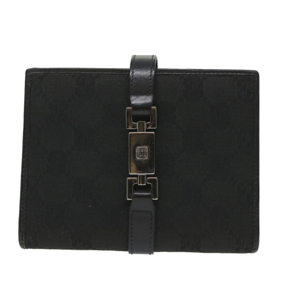 GUCCI GG Canvas Jackie Day Planner Cover Black 29966 Auth yk9257