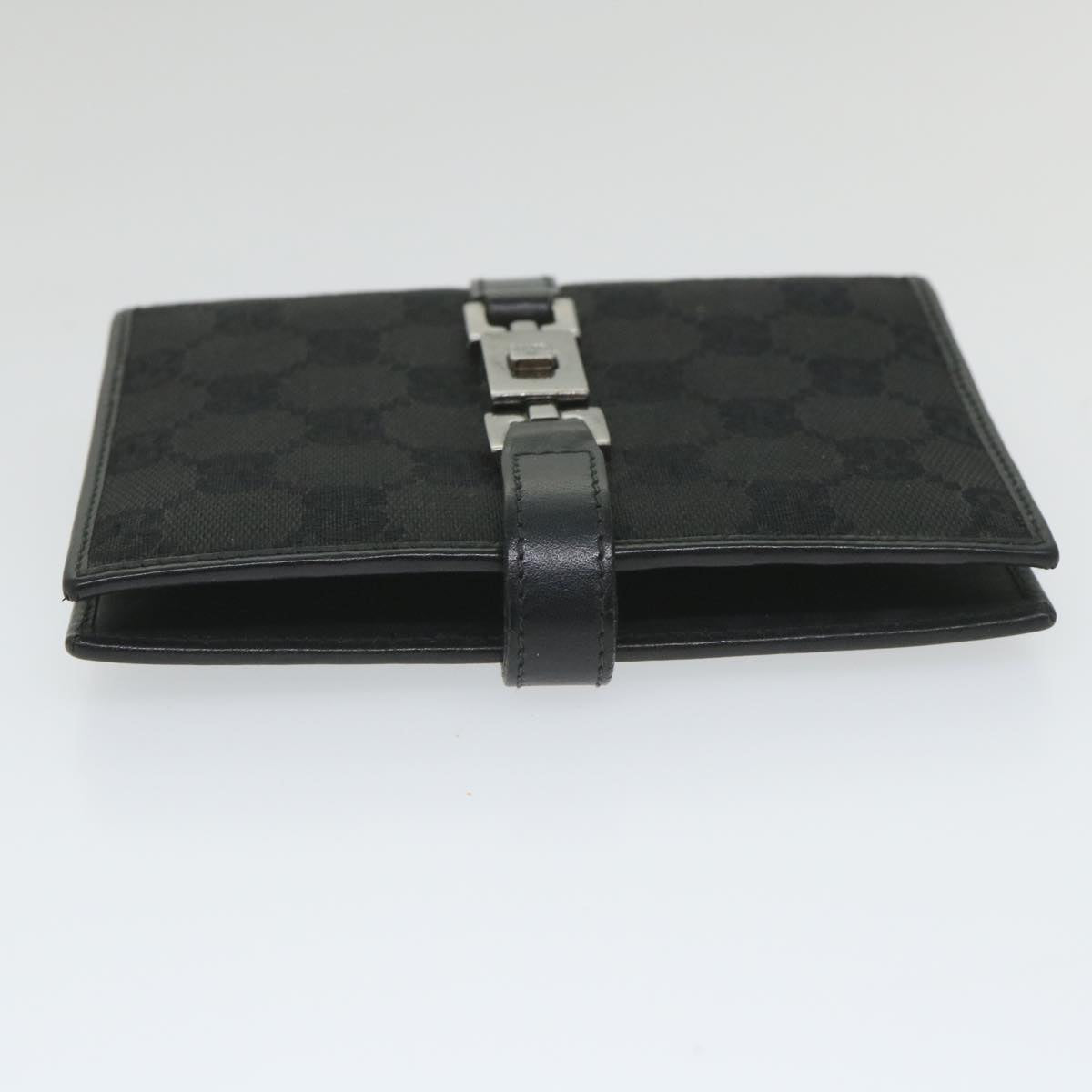 GUCCI GG Canvas Jackie Day Planner Cover Black 29966 Auth yk9257