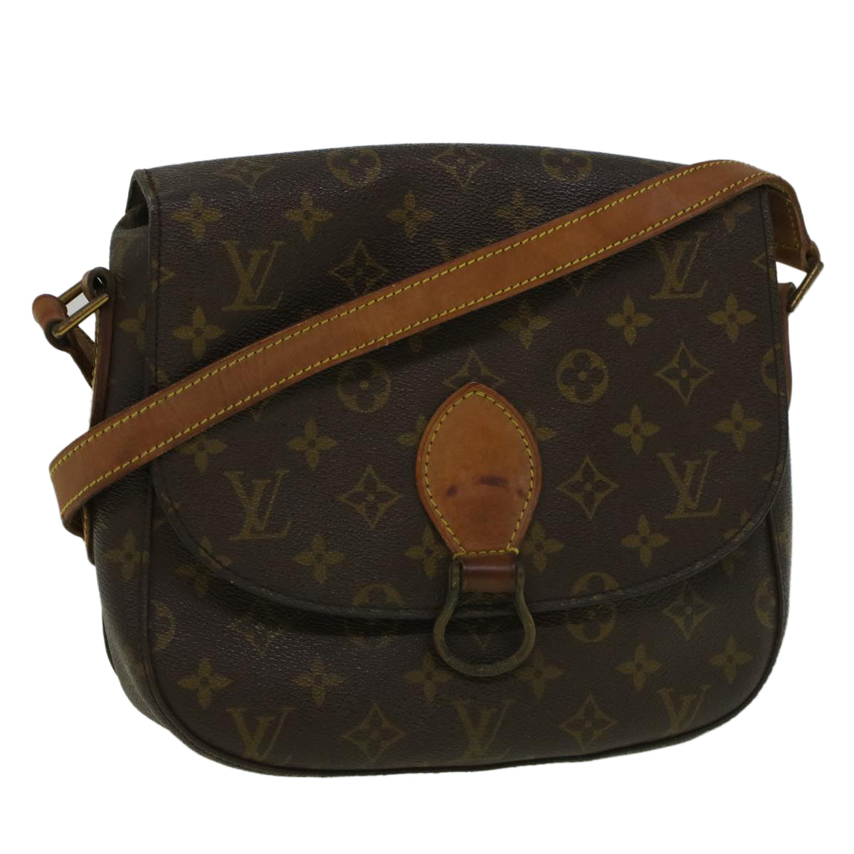 LOUIS VUITTON Monogram Saint Cloud GM Shoulder Bag M51242 LV Auth yk9293