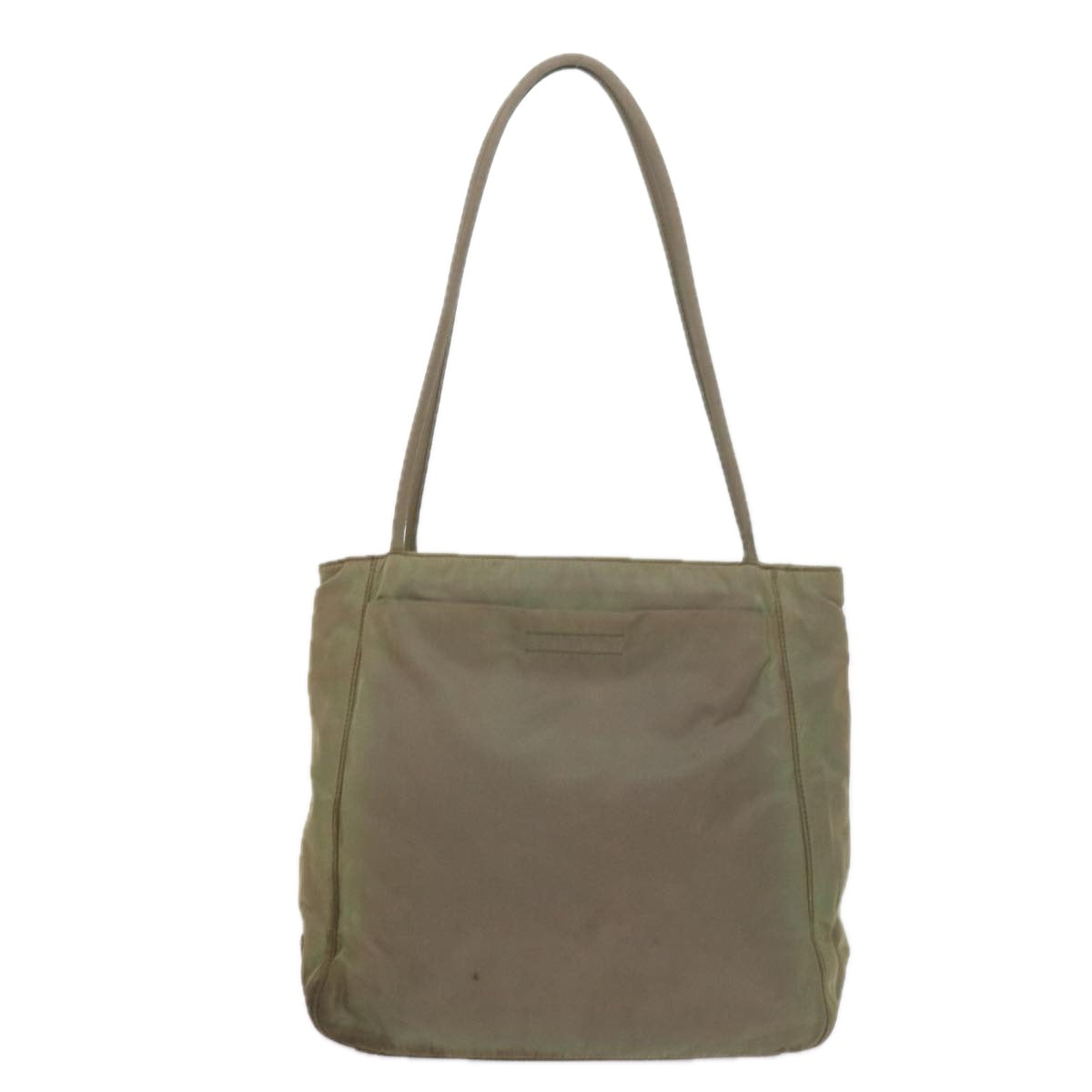 PRADA Shoulder Bag Nylon Khaki Auth yk9299