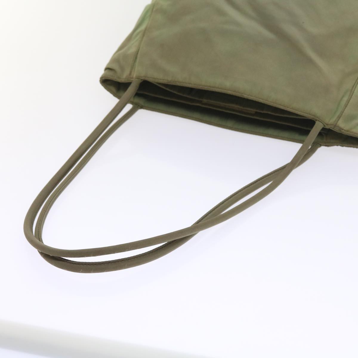 PRADA Shoulder Bag Nylon Khaki Auth yk9299