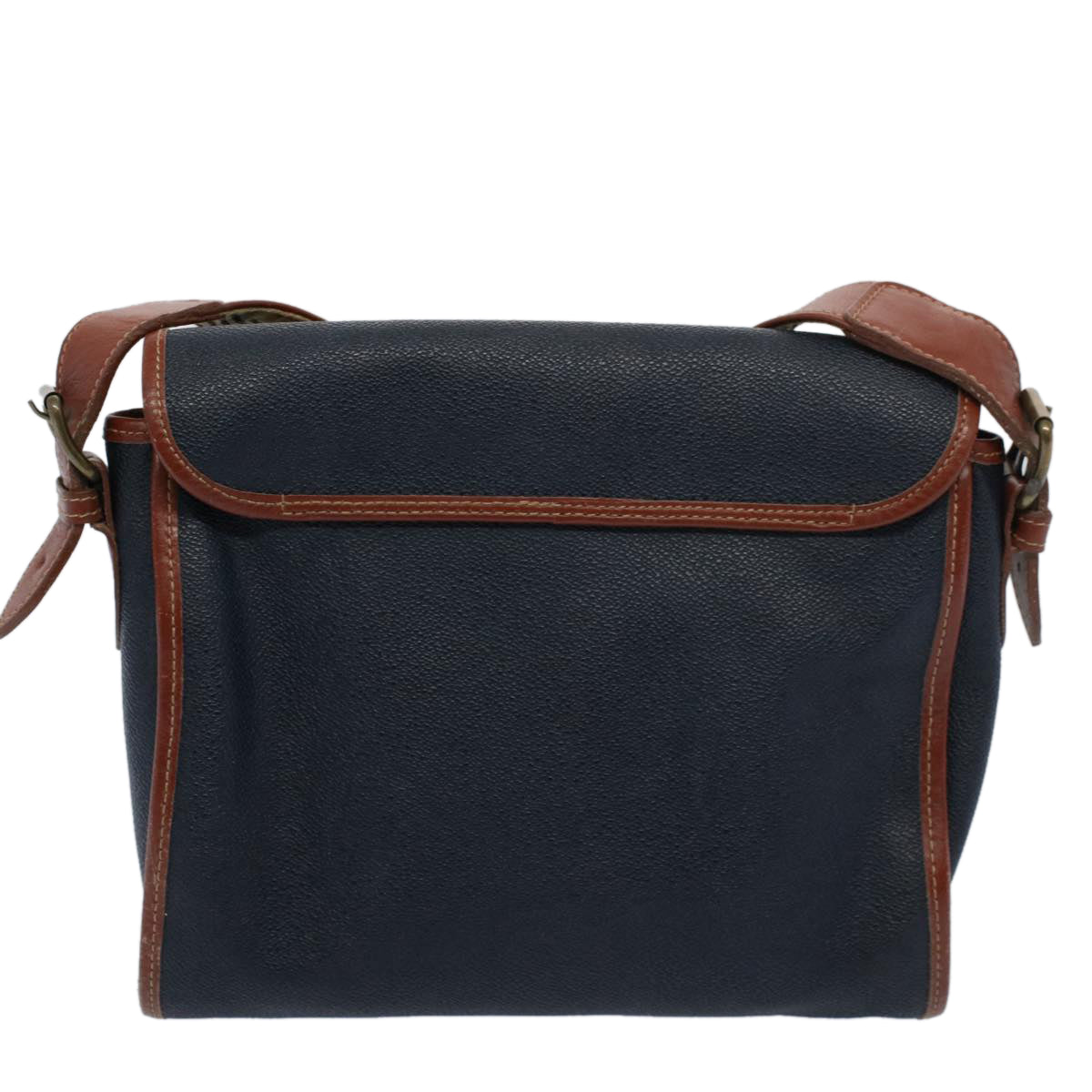 Burberrys Shoulder Bag Leather Navy Auth yk9319