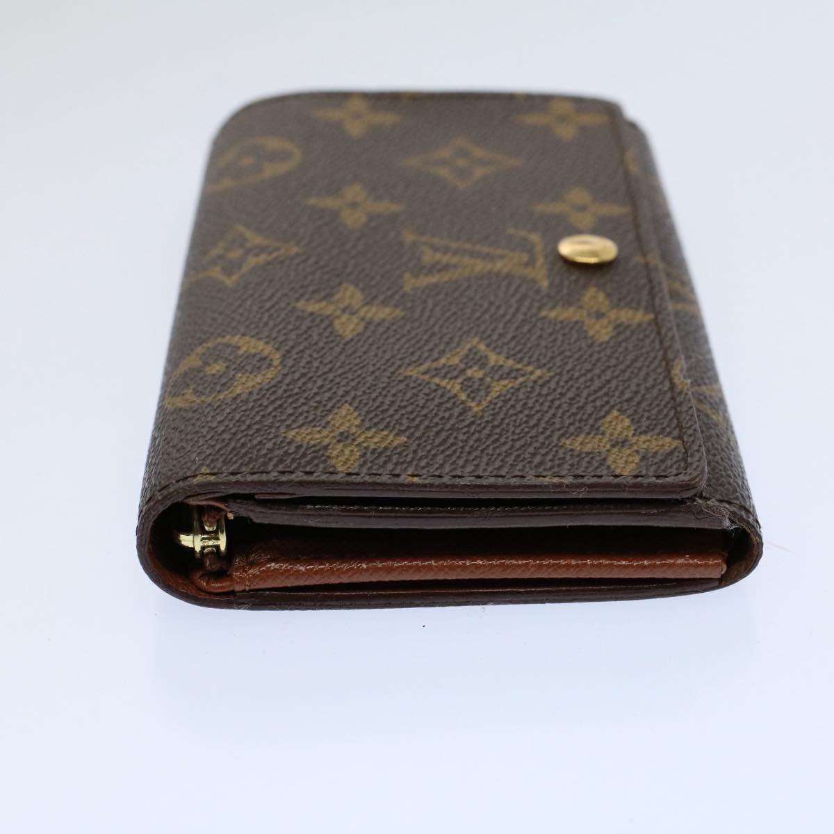 LOUIS VUITTON Monogram Porte Monnaie Billets Tresor Wallet M61730 LV Auth yk9479