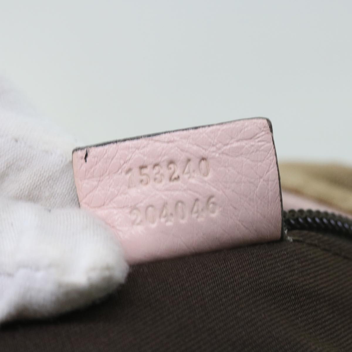 GUCCI GG Canvas Sherry Line Boston Bag Beige Light Blue Pink 153240 Auth yk9531