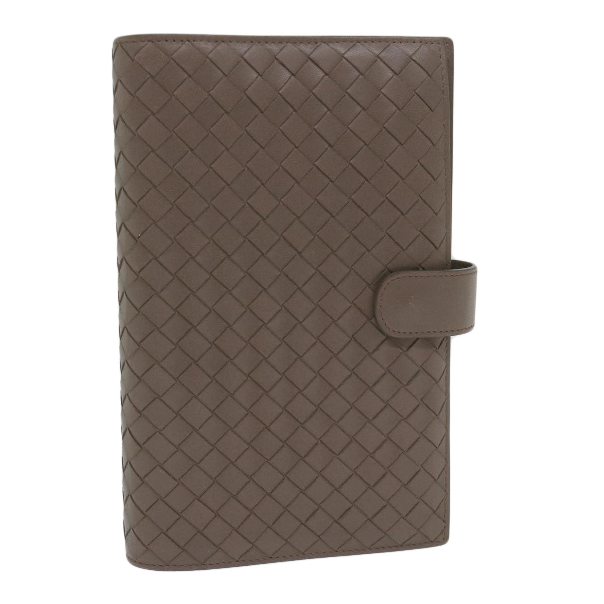 BOTTEGAVENETA INTRECCIATO Day Planner Cover Leather Outlet Brown Auth yk9891