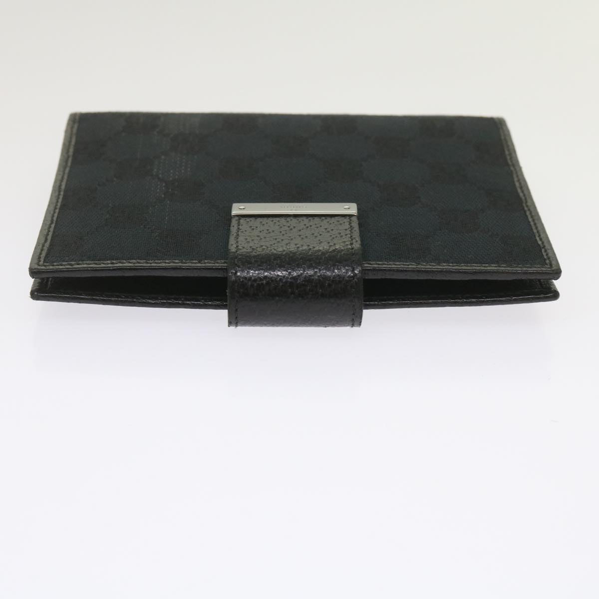 GUCCI GG Canvas Day Planner Cover Black 115240 Auth yk9944