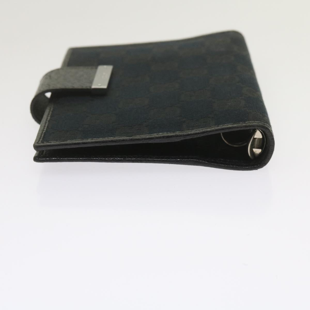 GUCCI GG Canvas Day Planner Cover Black 115240 Auth yk9944