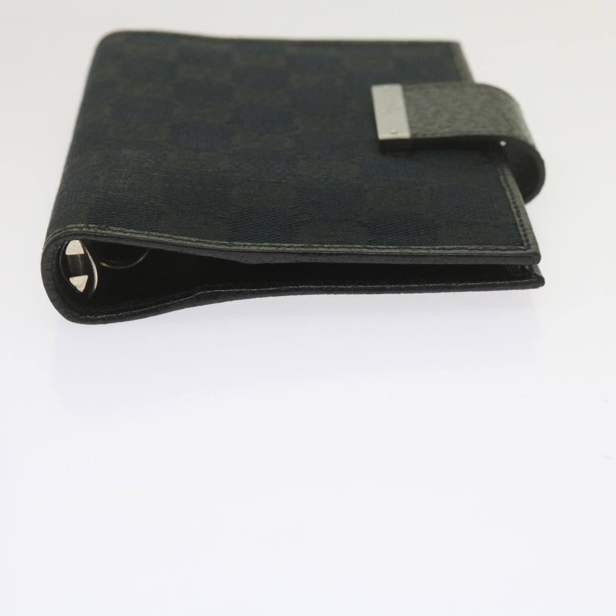 GUCCI GG Canvas Day Planner Cover Black 115240 Auth yk9944