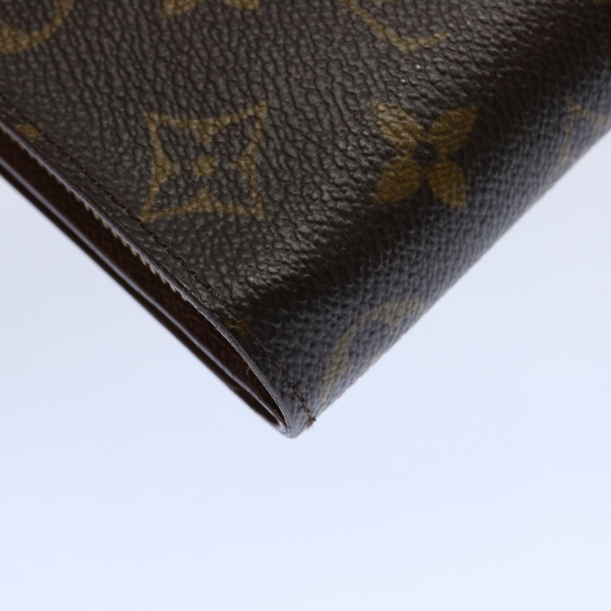 LOUIS VUITTON Monogram Compact Zip Wallet M61667 LV Auth yk9956