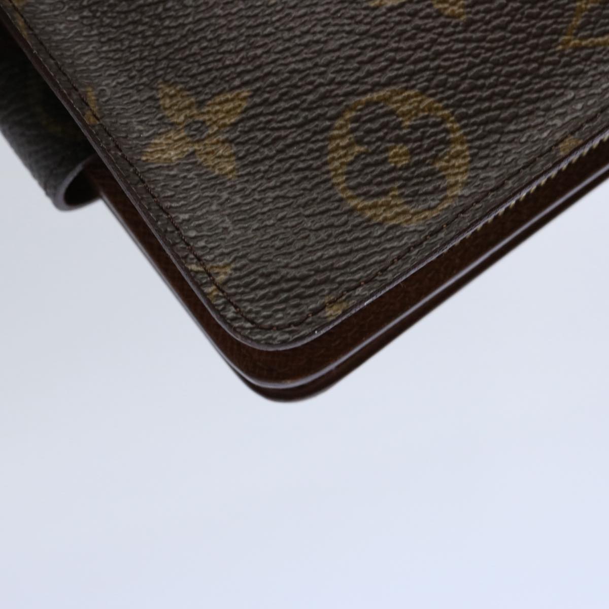 LOUIS VUITTON Monogram Compact Zip Wallet M61667 LV Auth yk9956