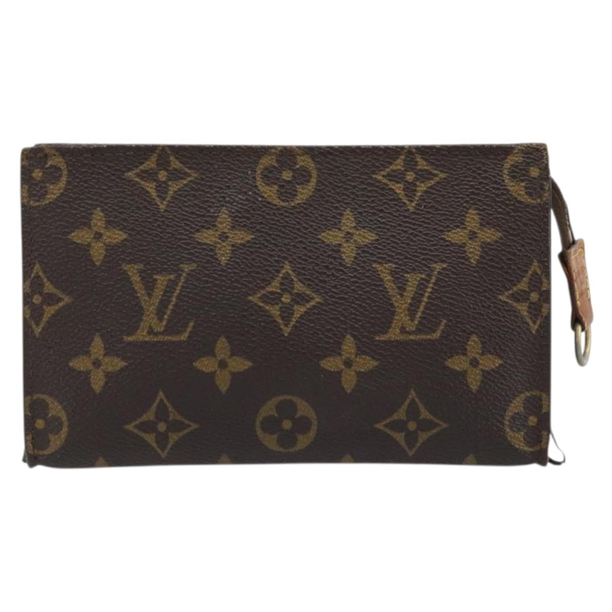 LOUIS VUITTON Monogram Bucket PM Accessory Pouch LV Auth YKZ002