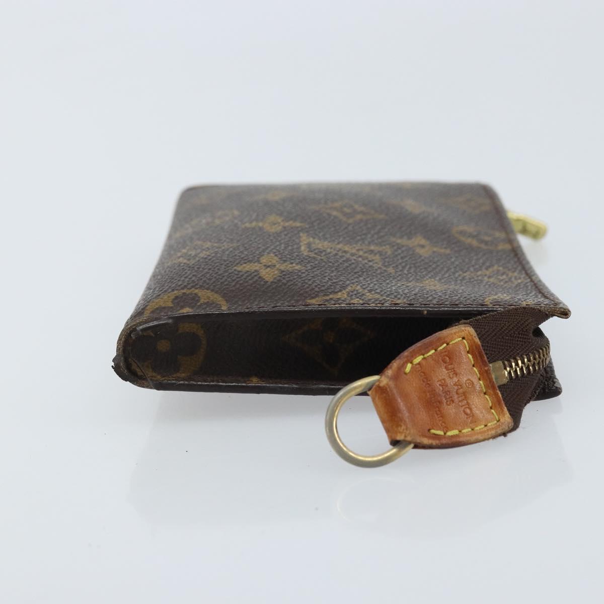LOUIS VUITTON Monogram Bucket PM Accessory Pouch LV Auth YKZ002