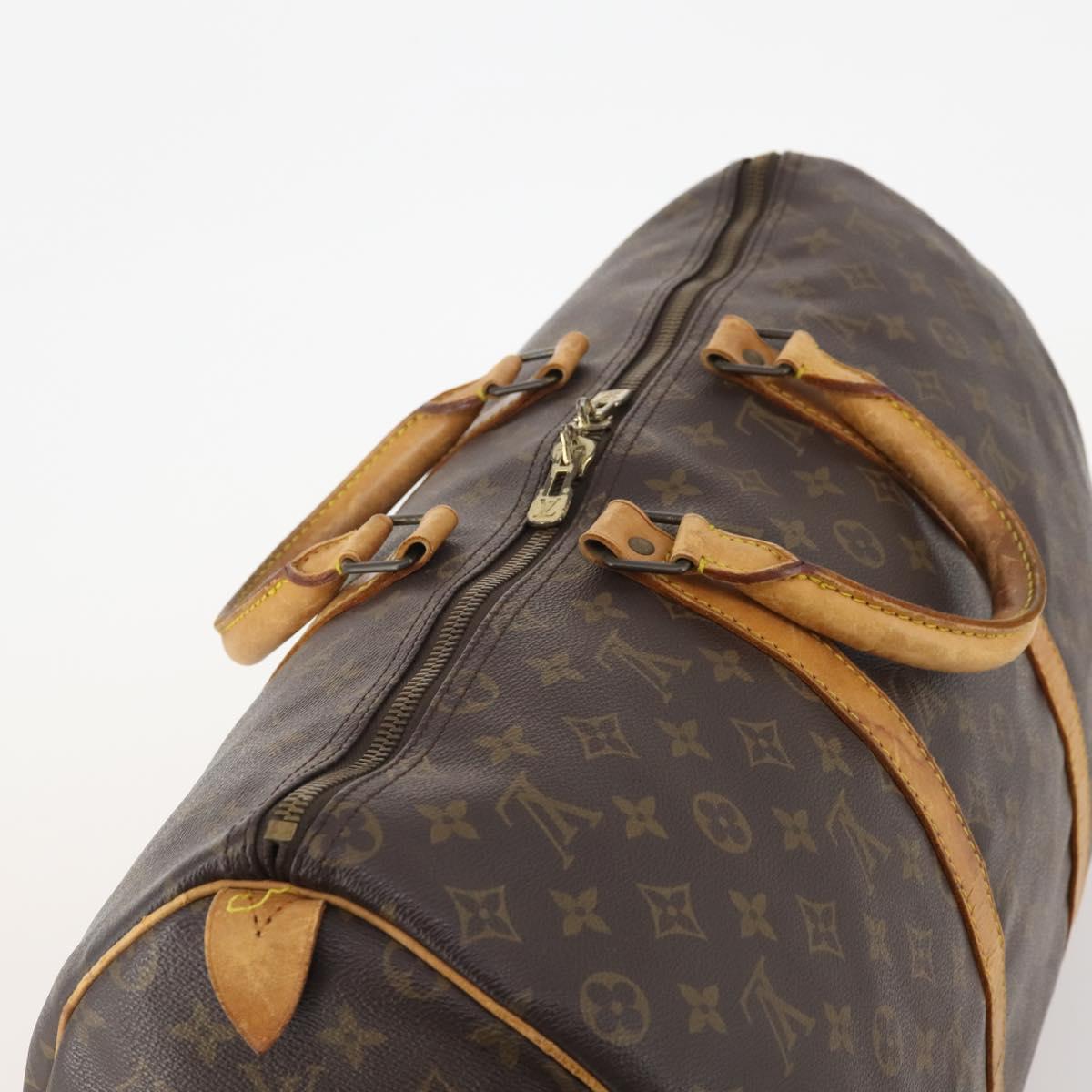 LOUIS VUITTON Monogram Keepall 50 Boston Bag M41426 LV Auth YKZ016