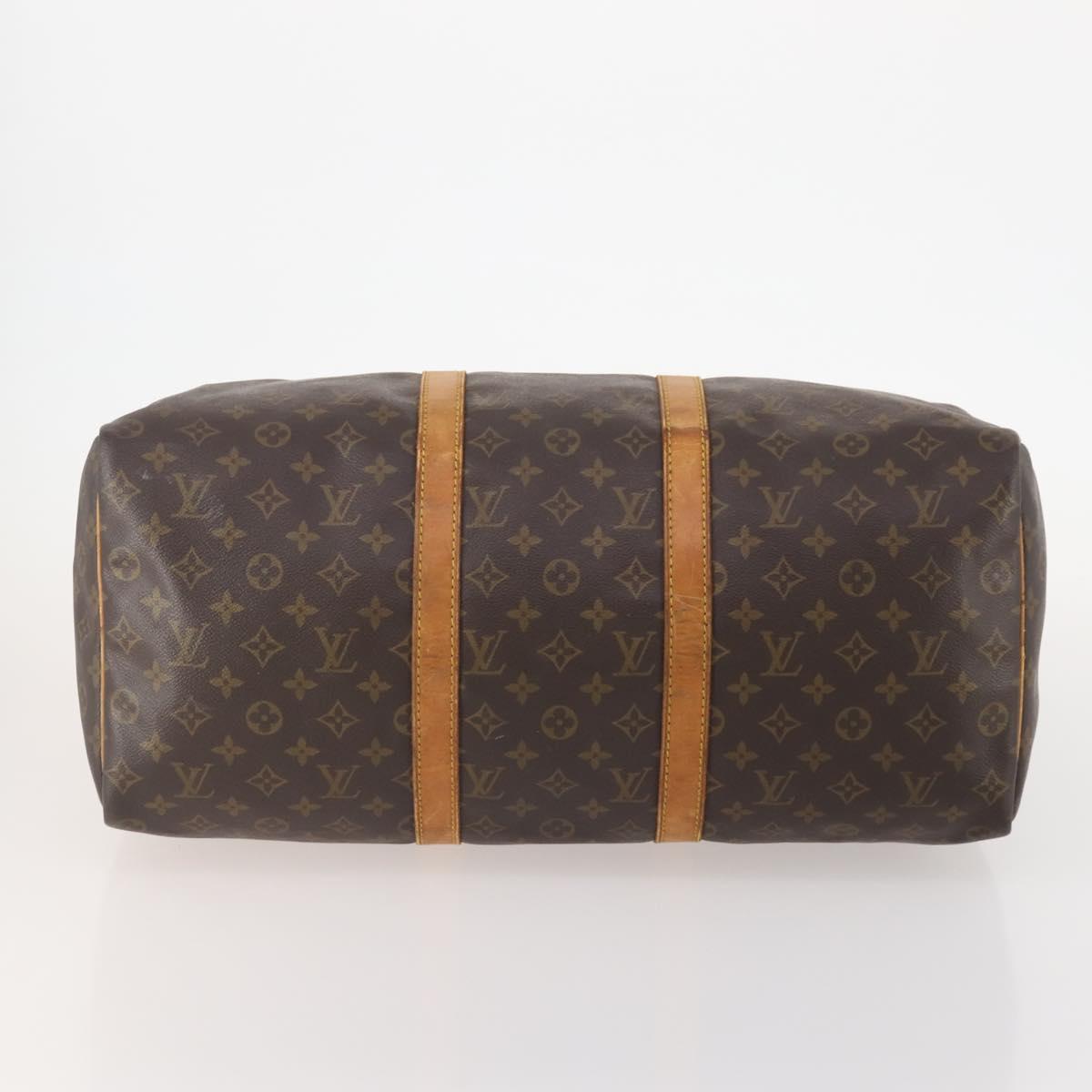 LOUIS VUITTON Monogram Keepall 50 Boston Bag M41426 LV Auth YKZ016