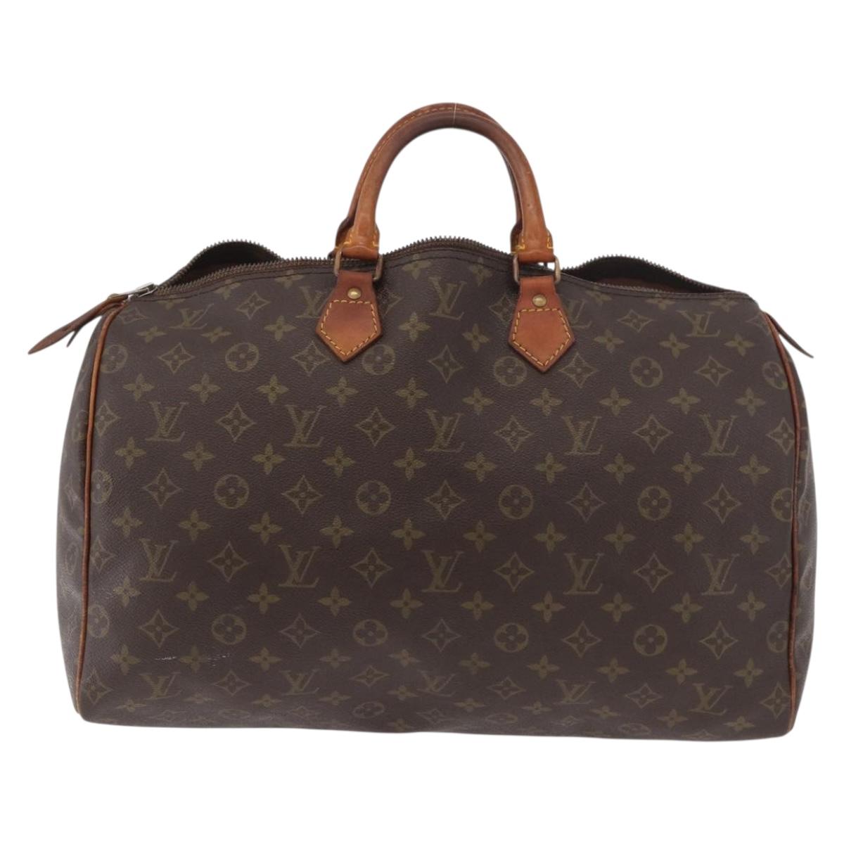 LOUIS VUITTON Monogram Speedy 40 Hand Bag M41522 LV Auth YKZ020A