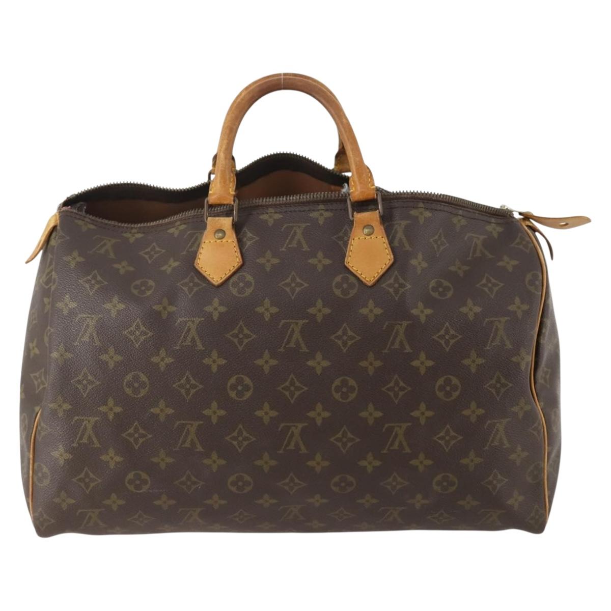 LOUIS VUITTON Monogram Speedy 40 Hand Bag M41522 LV Auth YKZ020A