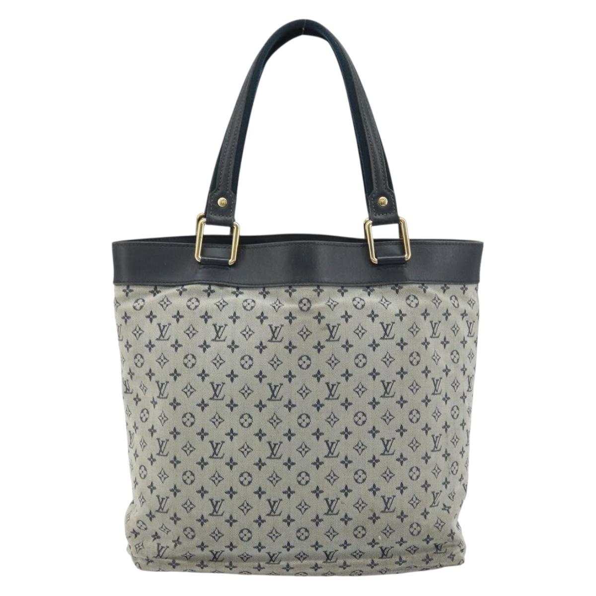LOUIS VUITTON Monogram Mini Lucille GM Tote Bag TST Blue M92679 LV Auth YKZ022