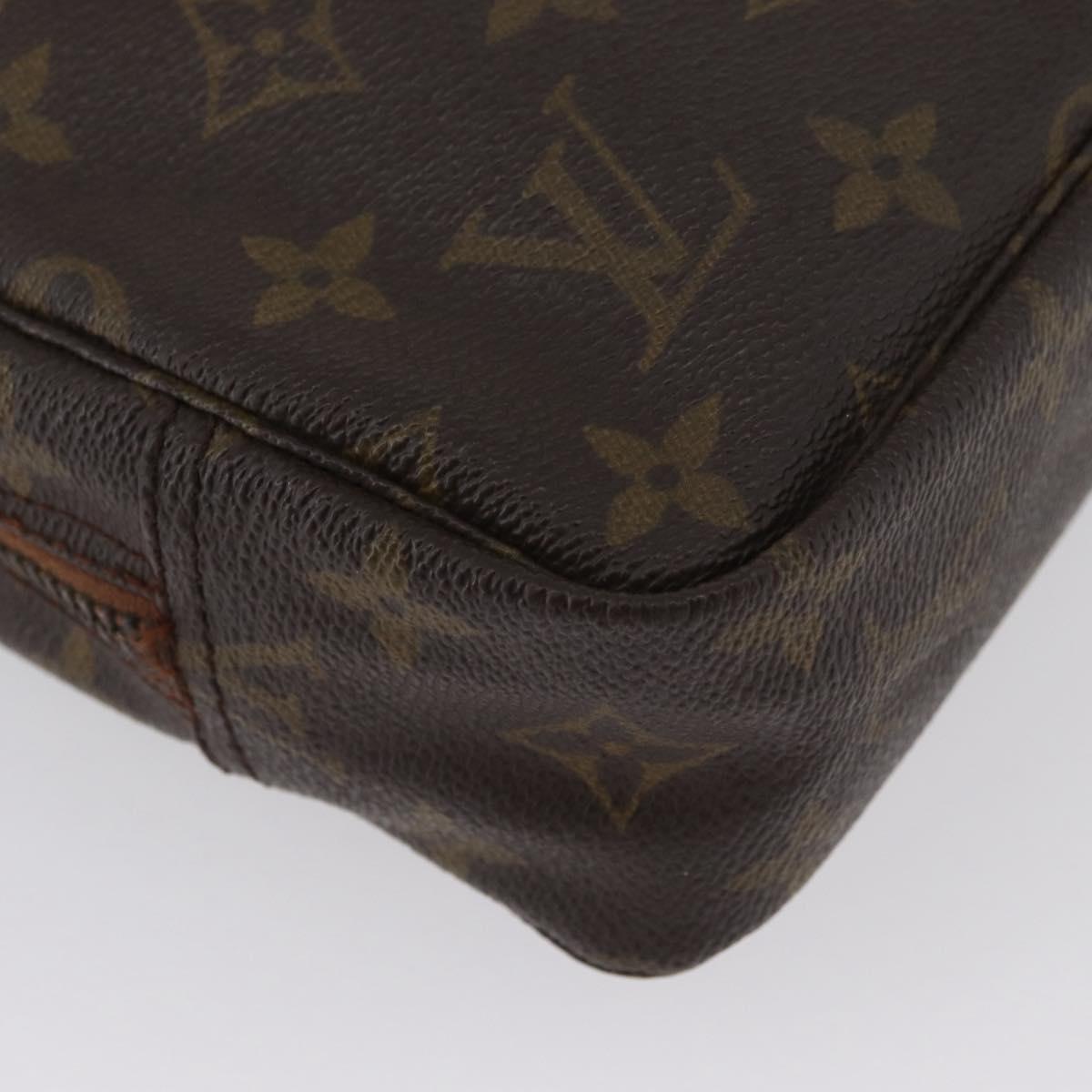 LOUIS VUITTON Monogram Trousse Toilette 23 Clutch Bag M47524 LV Auth YKZ023A