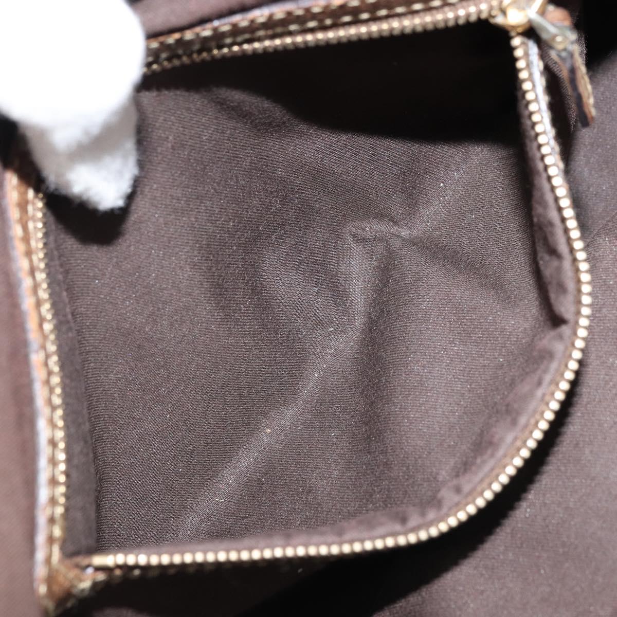 GUCCI GG Canvas Jackie Hand Bag Beige Gold 124407 Auth YKZ049