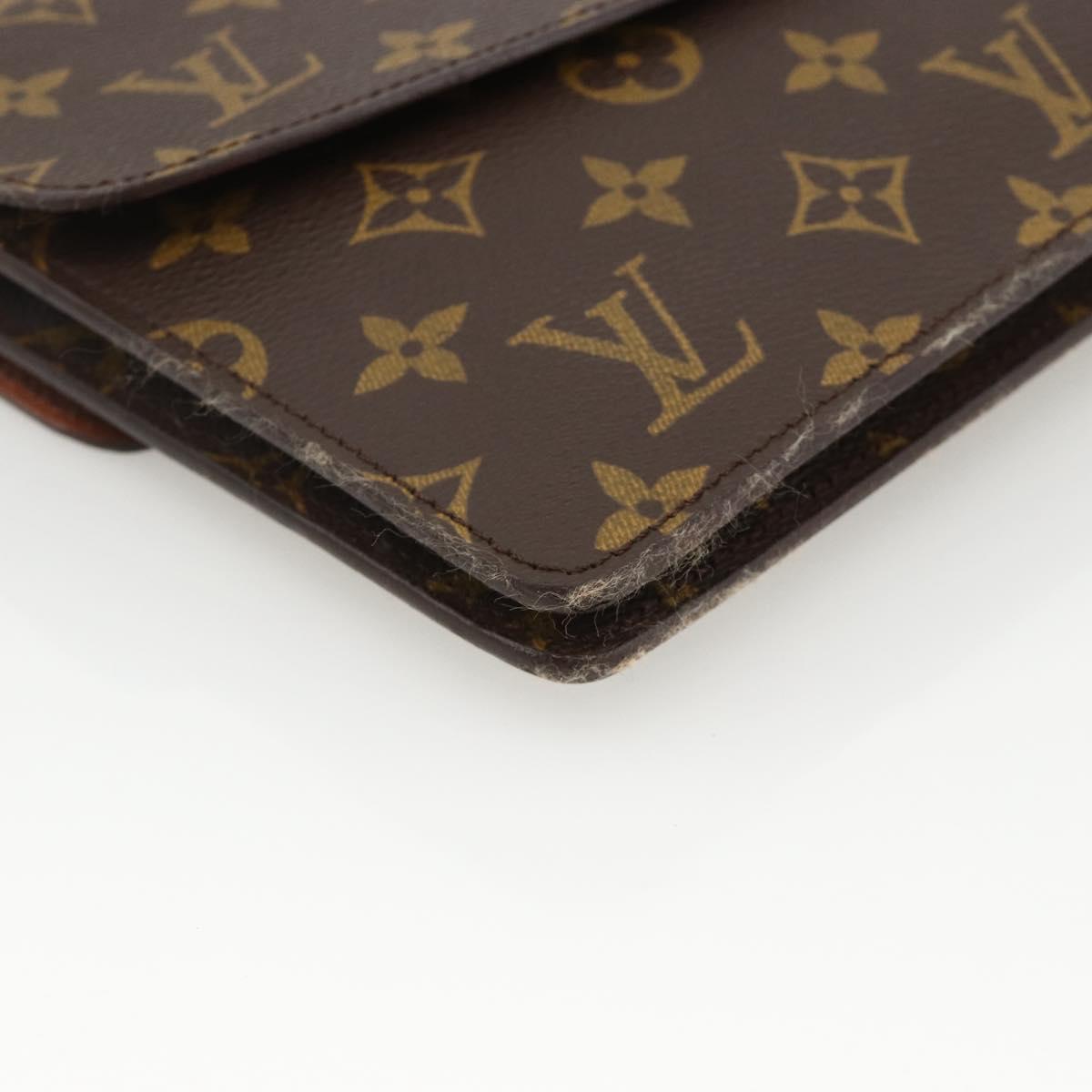 LOUIS VUITTON Monogram Double Rabat Shoulder Bag M51815 LV Auth YKZ1030