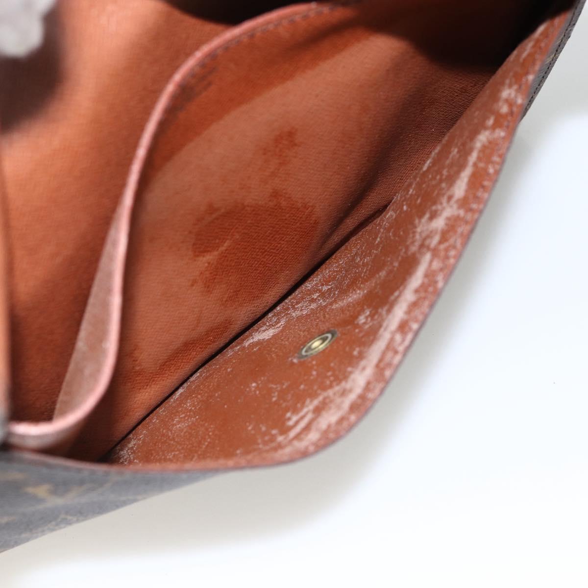 LOUIS VUITTON Monogram Double Rabat Shoulder Bag M51815 LV Auth YKZ1030