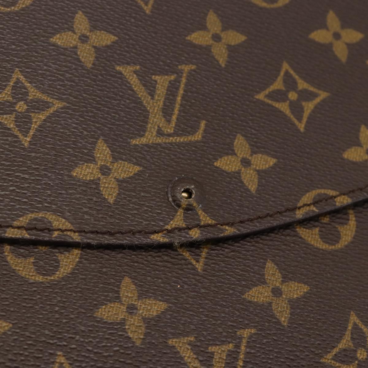LOUIS VUITTON Monogram Double Rabat Shoulder Bag M51815 LV Auth YKZ1030