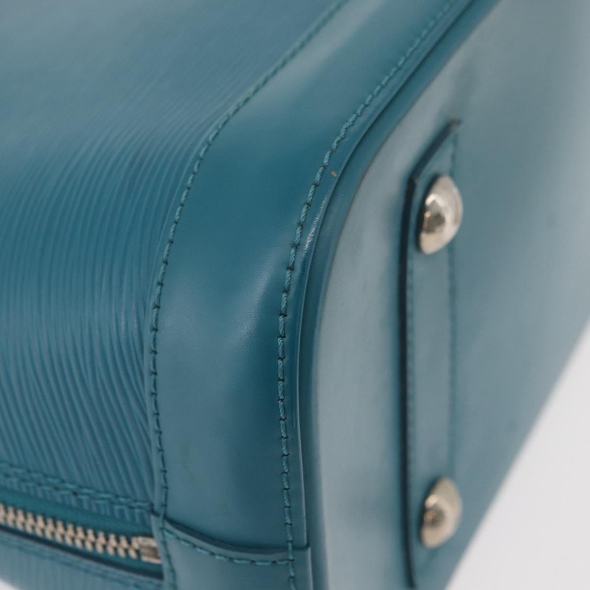 LOUIS VUITTON Epi Alma PM Hand Bag Cyan M40624 LV Auth YKZ1045V