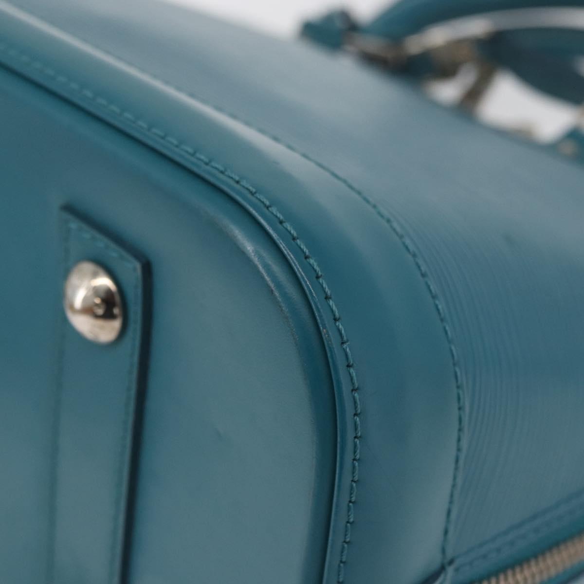 LOUIS VUITTON Epi Alma PM Hand Bag Cyan M40624 LV Auth YKZ1045V