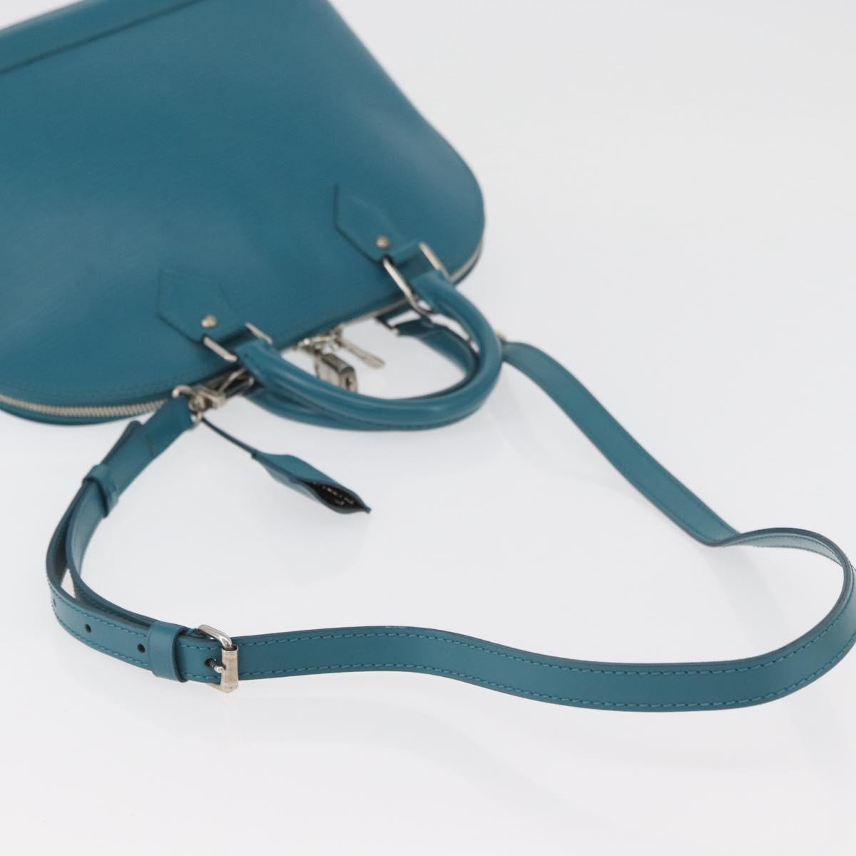 LOUIS VUITTON Epi Alma PM Hand Bag Cyan M40624 LV Auth YKZ1045V