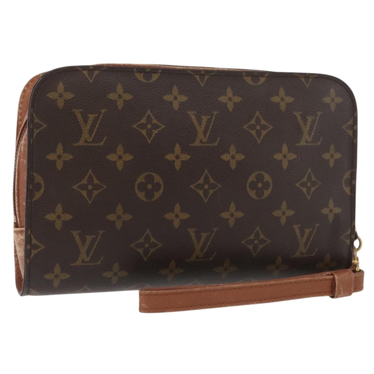 LOUIS VUITTON Monogram Orsay Clutch Bag M51790 LV Auth YKZ1083