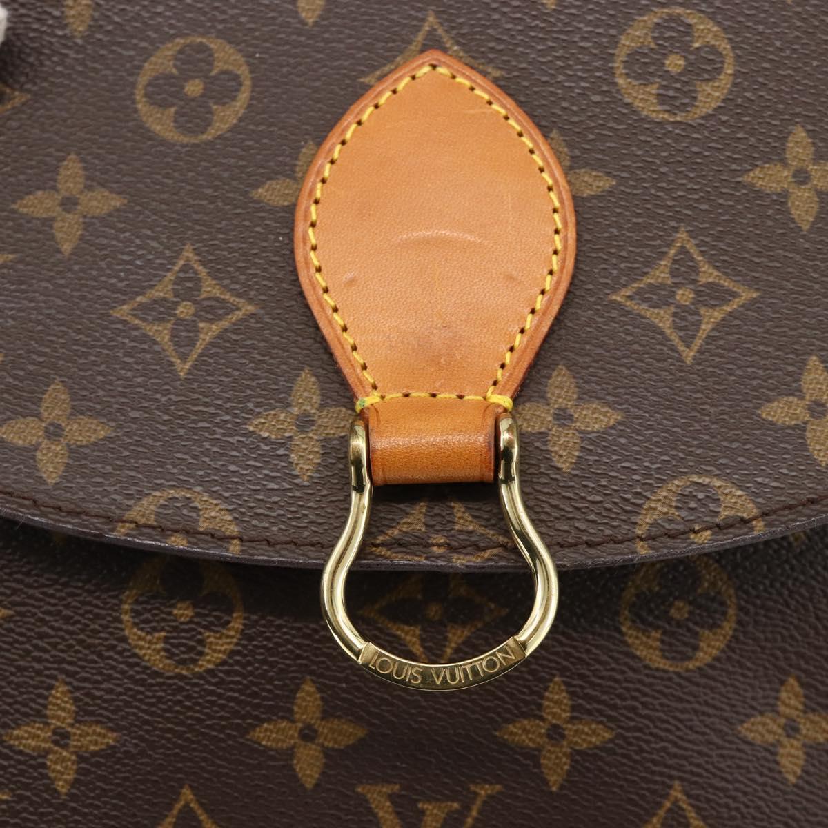 LOUIS VUITTON Monogram Saint Cloud GM Shoulder Bag M51242 LV Auth YKZ1123A