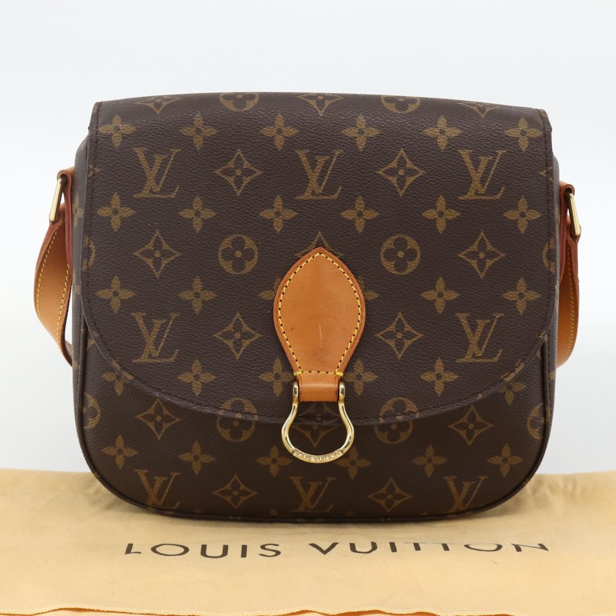 LOUIS VUITTON Monogram Saint Cloud GM Shoulder Bag M51242 LV Auth YKZ1123A