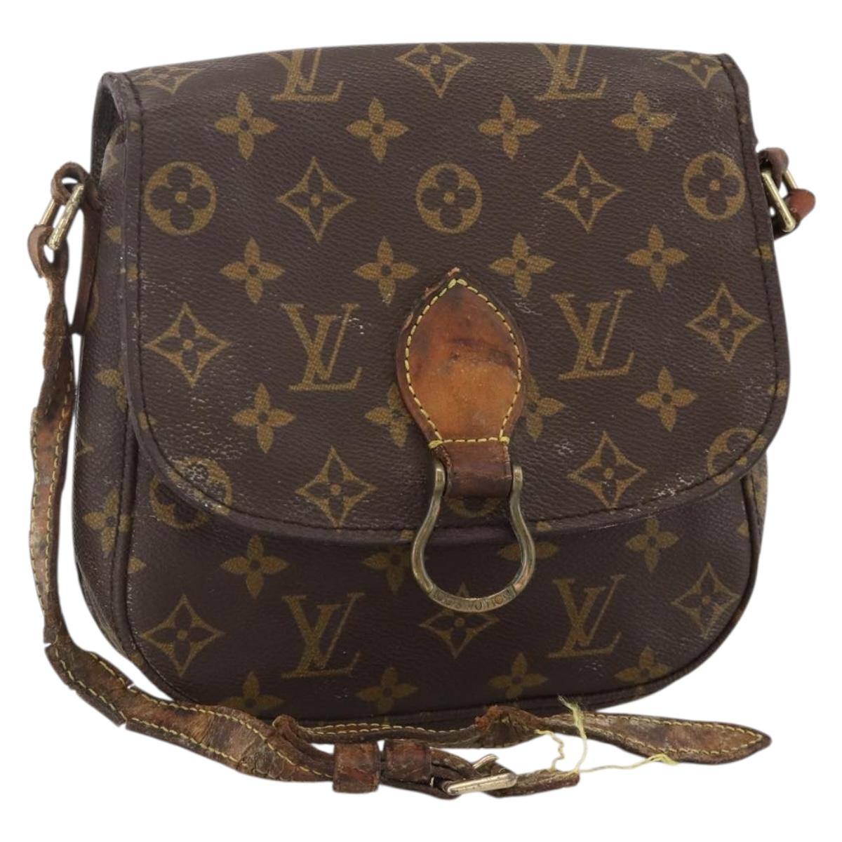 LOUIS VUITTON Monogram Saint Cloud MM Shoulder Bag M51243 LV Auth YKZ1126