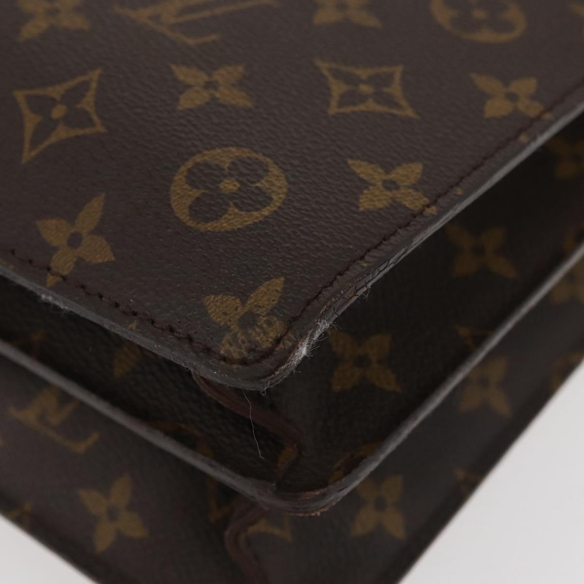 LOUIS VUITTON Monogram Serviette Conseiller Briefcase M53331 LV Auth YKZ1128