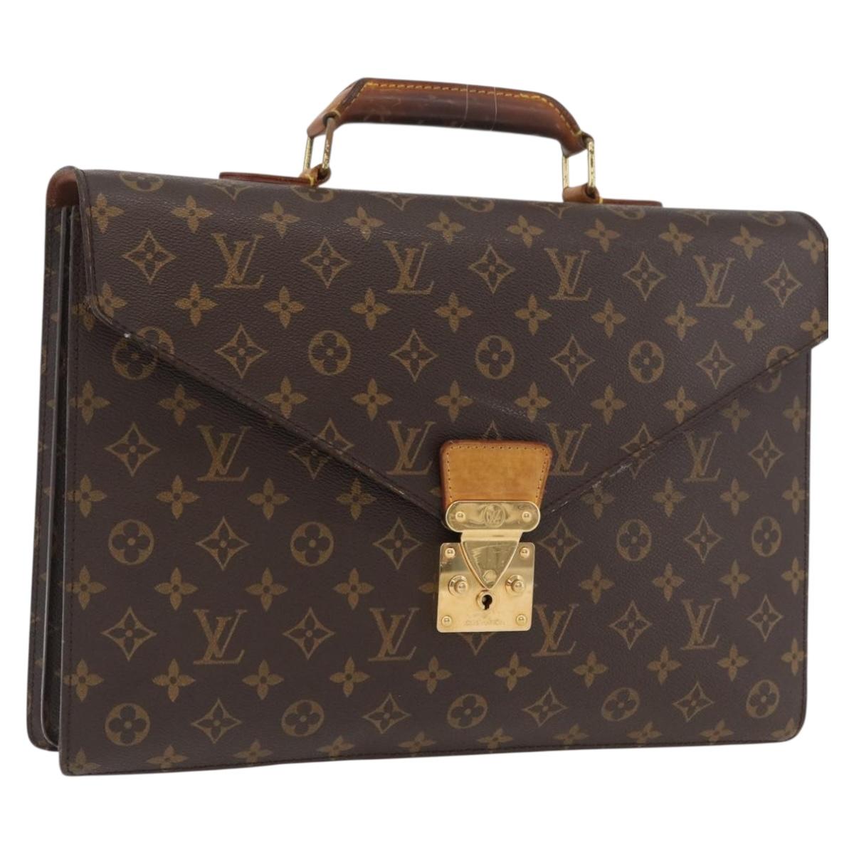 LOUIS VUITTON Monogram Serviette Conseiller Briefcase M53331 LV Auth YKZ1128