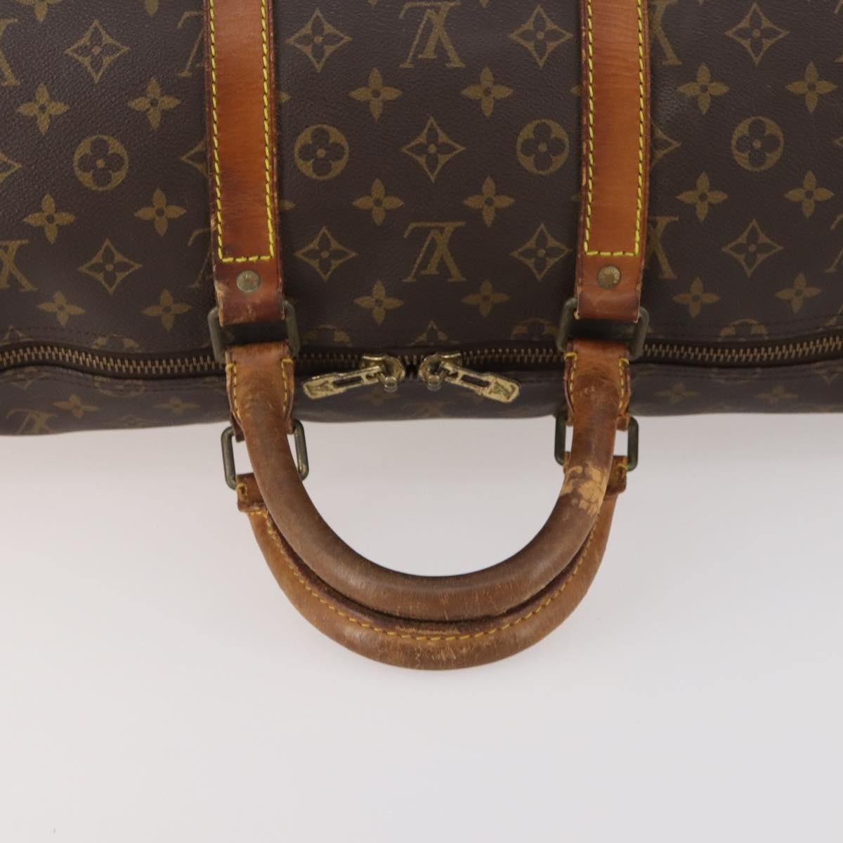 LOUIS VUITTON Monogram Keepall 45 Boston Bag M41428 LV Auth YKZ114