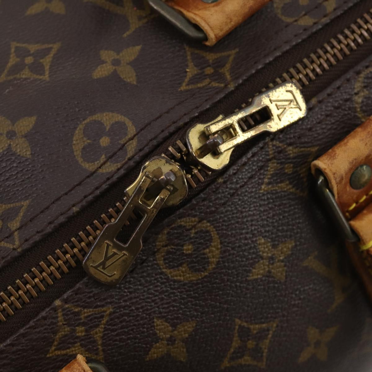 LOUIS VUITTON Monogram Keepall 45 Boston Bag M41428 LV Auth YKZ115