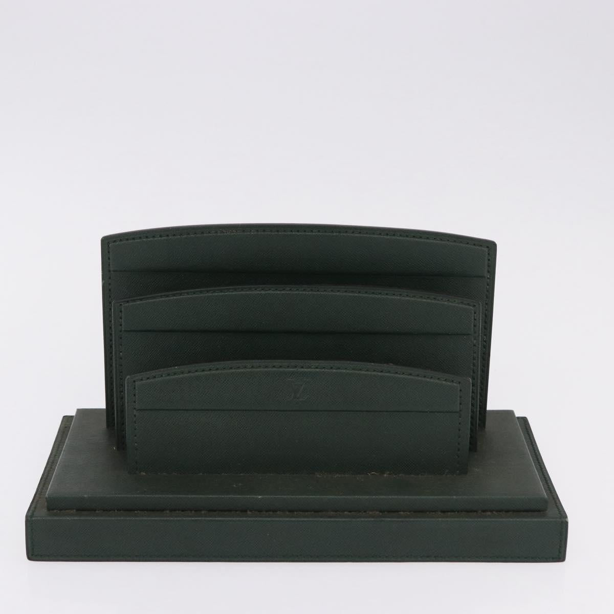 LOUIS VUITTON Taiga Leather Desk Document Case & Book Stand Epicea Auth YKZ1157