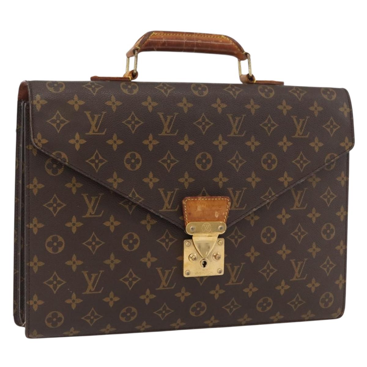 LOUIS VUITTON Monogram Serviette Conseiller Briefcase M53331 LV Auth YKZ118